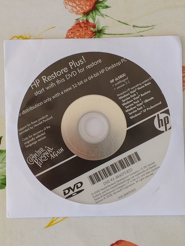 Restore plus windows xp - hp,