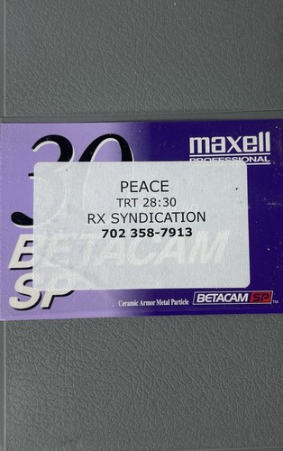 Peace syndication betacam - peace,