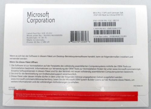 Licenza windows professional - licenza, 7